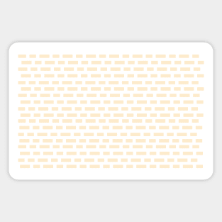 Peach Dots Pattern Sticker